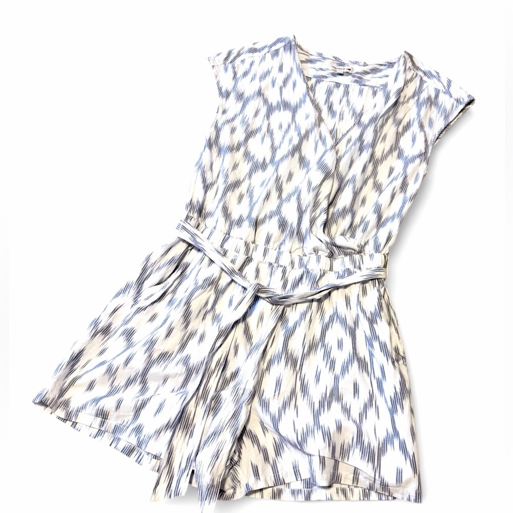 💙Toad&Co Navy and White Striped Romper